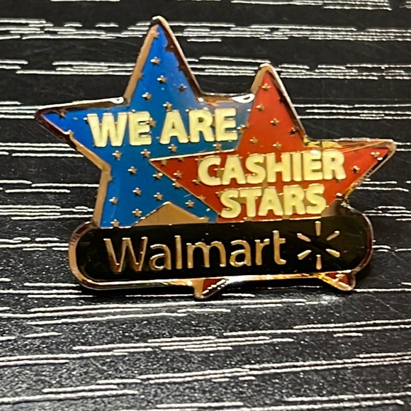 🆕 Walmart We Are Cashier Stars Pin - Picture 2 of 3